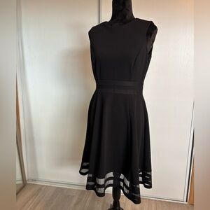 Calvin Klein Black Dress Women’s 8 Wedding Guest Formal Baby Shower Trad Wife